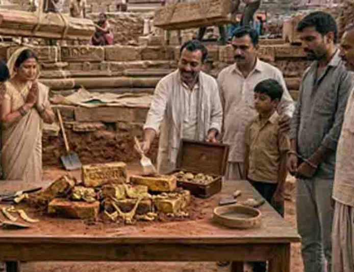 ललितपुर में खुदाई के दौरान ‘खजाना’ मिलने का दावा, गांव में मची हलचल