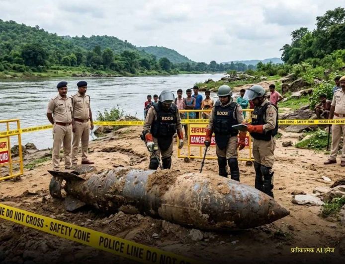 झारखंड के बहरागोड़ा में फिर मिला संदिग्ध बम, वर्ल्ड वॉर-2 से जुड़ा होने की आशंका