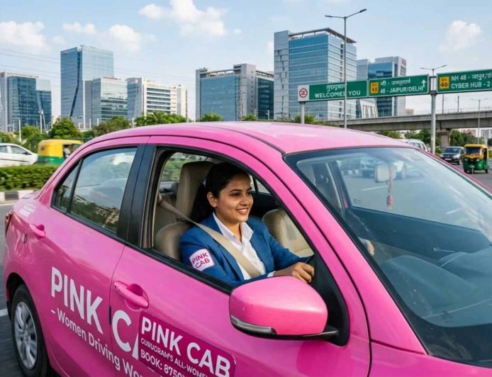 गुरुग्राम में पिंक कैब योजना, 10 हजार महिलाओं को मिलेगा रोजगार