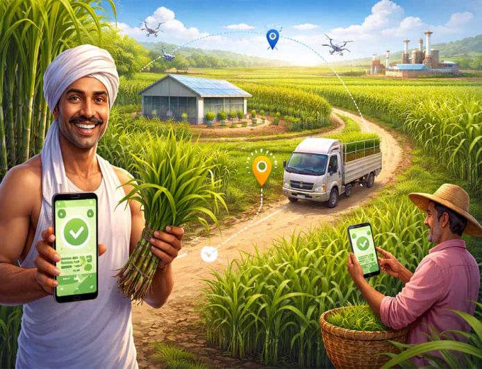 उत्तर प्रदेश में गन्ना किसानों को मिलने वाले बीज की होगी डिजिटल ट्रैकिंग