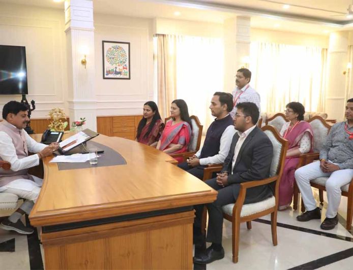 मुख्यमंत्री डॉ. यादव से मिले भारतीय विदेश सेवा के प्रशिक्षु अधिकारी