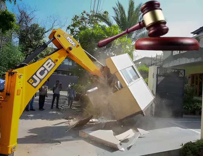 गुरुग्राम में तोड़फोड़ पर सुप्रीम कोर्ट सख्त, हाईकोर्ट जाने की दी सलाह