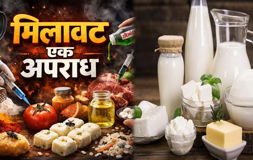 एमपी में मिलावट का खुलासा, 2 हजार से ज्यादा सैंपल फेल, केमिकल से पॉइजनिंग और ह्रदय रोग का खतरा