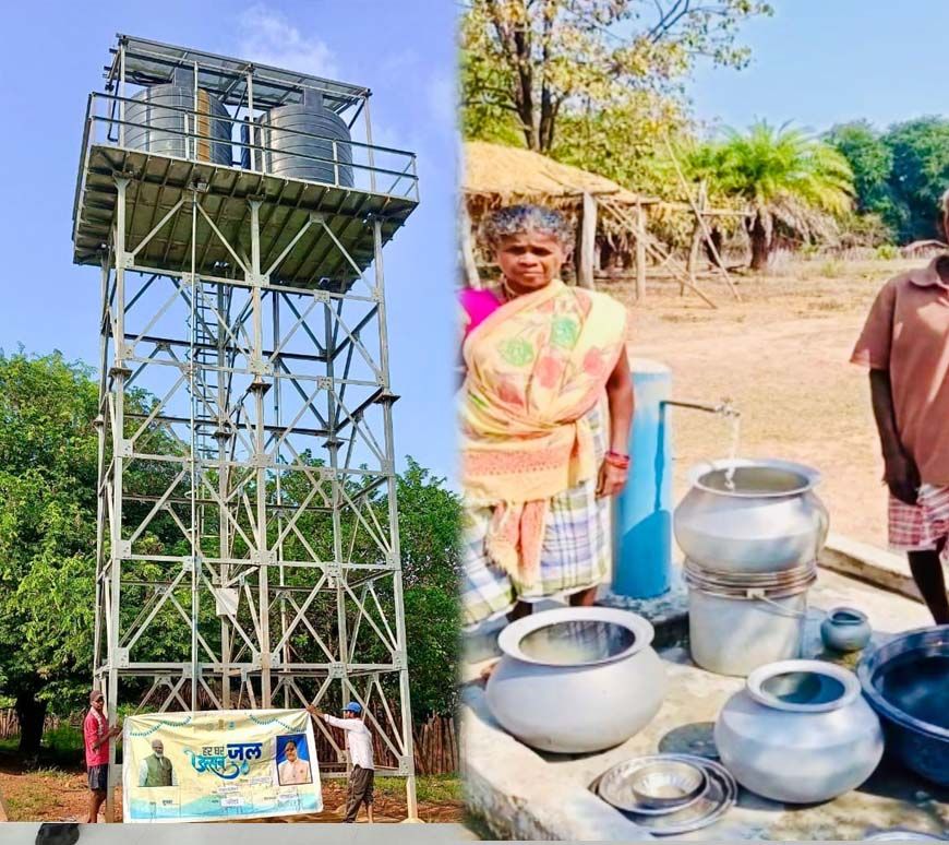 नक्सल प्रभावित सालातोंग में बहने लगी विकास की धारा