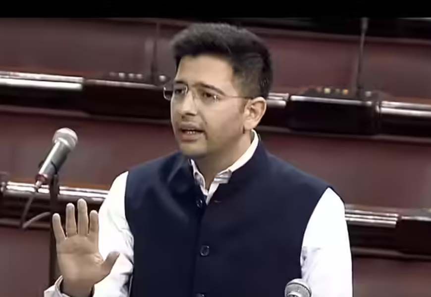 राघव चड्डा पर एक्शन, AAP ने राज्यसभा में उपनेता के पद से हटाया