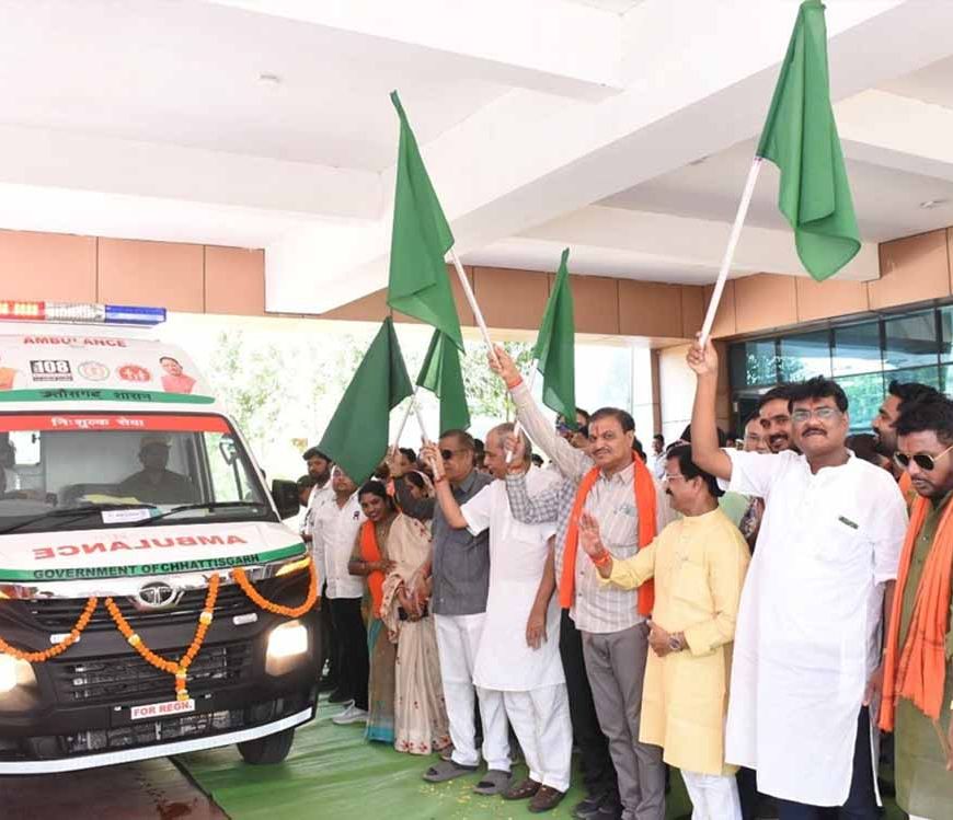 ग्रामीण स्वास्थ्य को मिली नई ताकत: 6 संजीवनी एक्सप्रेस एंबुलेंस शुरू