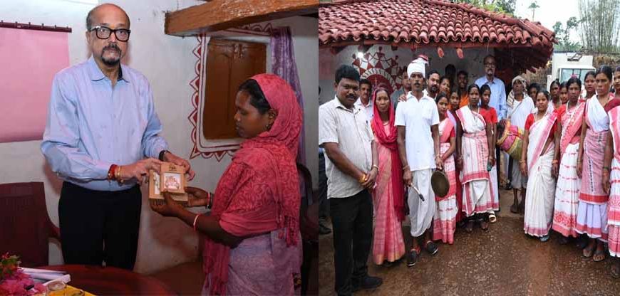 राज्यपाल  रमेन डेका ने जशपुर के केरेगांव होम-स्टे का किया अवलोकन