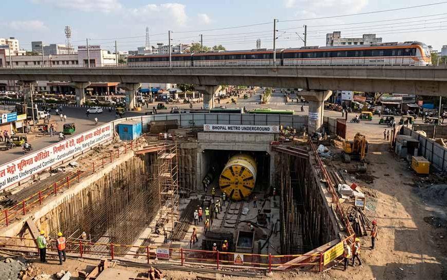 इंदौर मेट्रो के पीछे छाया भोपाल का घाटा: भूमिगत कॉरिडोर में देरी, लागत बढ़ी करोड़ों तक