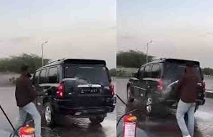 रील के चक्कर में डीजल से धो डाली स्कॉर्पियो, सिरोही पुलिस ने दो युवकों को भेजा जेल