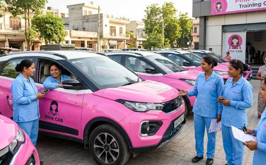 हरियाणा में महिलाओं को बड़ी सौगात: 'पिंक कैब' योजना से दीदियां बनेंगी आत्मनिर्भर और लखपति