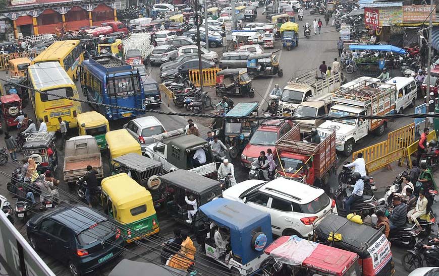 काली माता मंदिर से भोपाल टॉकीज तक सुधरेगी ट्रैफिक व्यवस्था, 6 जंक्शन होंगे री-डिजाइन