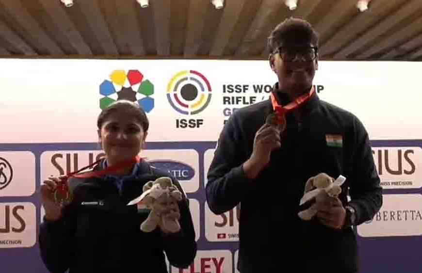 निशानेबाजी विश्व कप, पलक और मुकेश ने विश्व रिकॉर्ड के साथ जीता गोल्ड