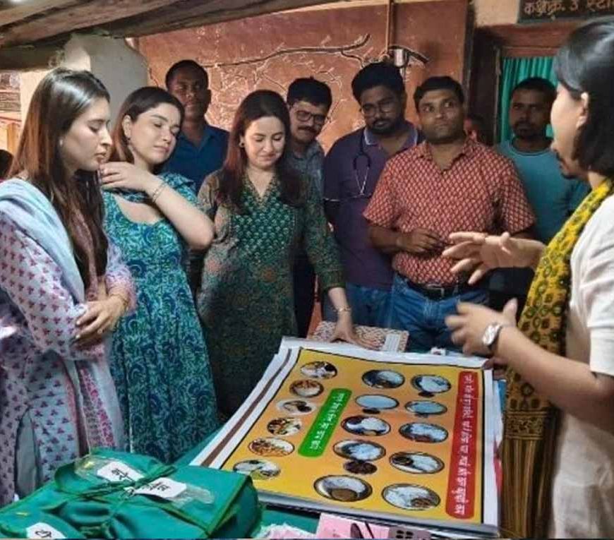 टाइगर रिजर्व में तेंदुलकर परिवार की मौजूदगी: ग्रामीणों से शिक्षा और स्वास्थ्य पर की चर्चा