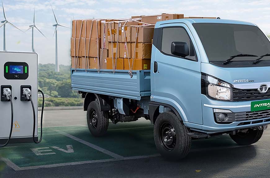 Tata Intra EV पिकअप ट्रक 11.95 लाख रुपये में लॉन्च, 211 किमी की रेंज के साथ