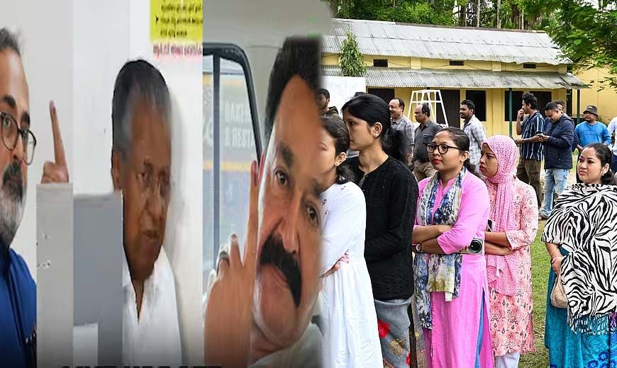 Assembly Election 2026: 9 बजे तक केरल में 16.23%, असम में 17.87% और पुडुचेरी में 17.41% मतदान