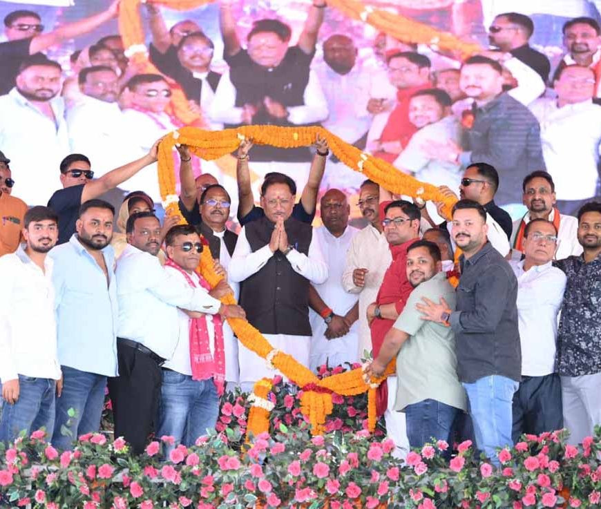 सरगुजा के लुंड्रा में विकास की बड़ी सौगात: सीएम विष्णु देव साय ने 280 करोड़ के कार्यों का किया लोकार्पण-शिलान्यास