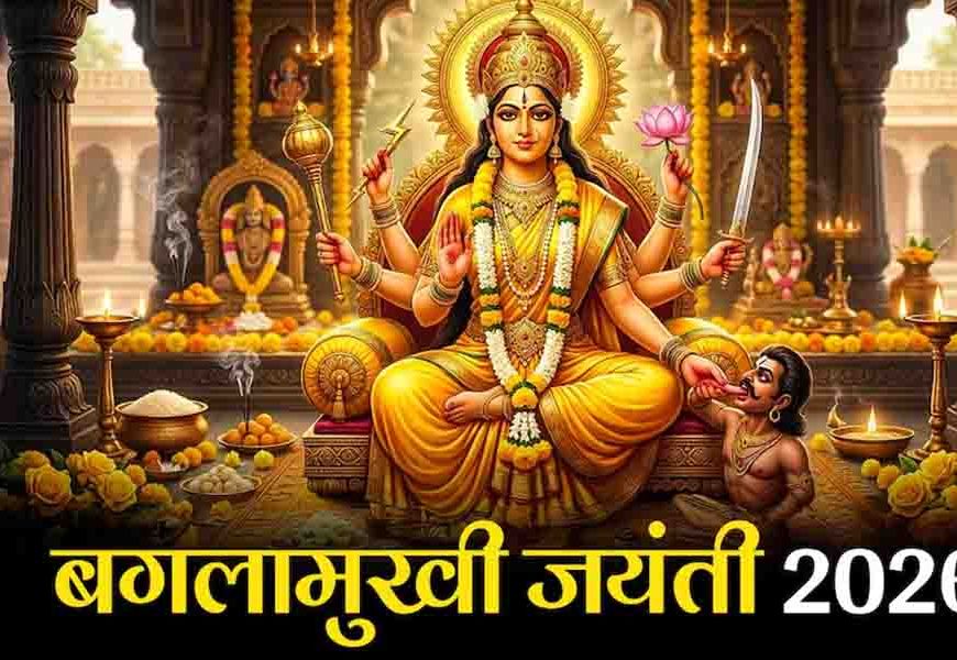 साल 2026 में 24 अप्रैल को मनाई जाएगी बगलामुखी जयंती, शत्रुओं पर विजय दिलाने वाली मां पीताम्बरा की पूजा का बन रहा शुभ संयोग