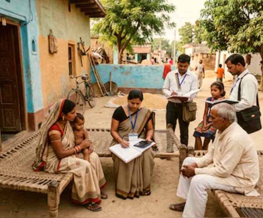 जनगणना 2027- प्रथम चरण में मकान सूचीकरण एवं मकानों की गणना