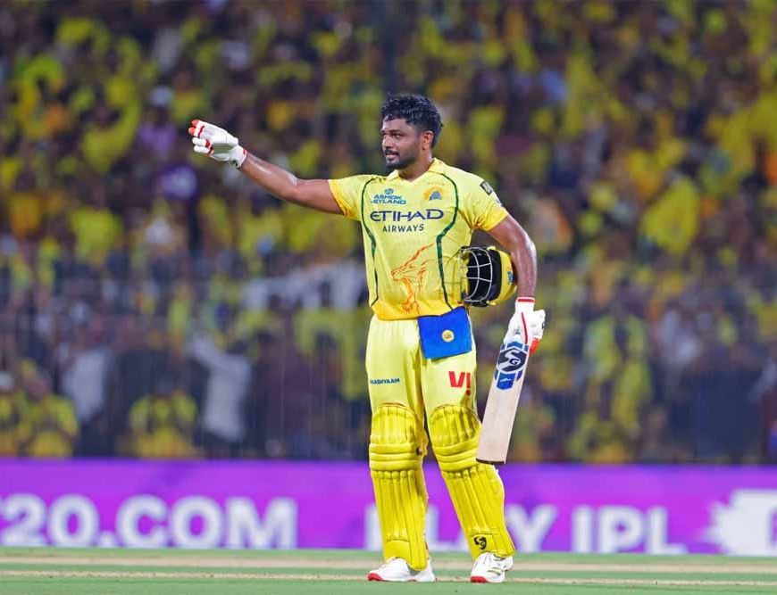 CSK vs DC: संजू ने 5 साल बाद IPL में जड़ा शतक; चेन्नई ने दिया 213 रनों का लक्ष्य