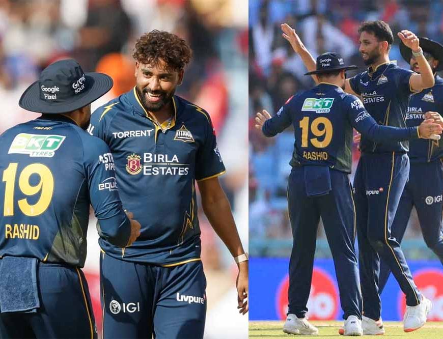 लखनऊ की मजबूत पारी के बाद 165 रन का लक्ष्य, प्रसिद्ध कृष्णा की तूफानी गेंदबाज़ी ने बदला मैच का रुख