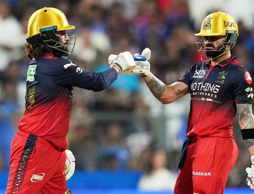 RCB का तूफान! MI के सामने 241 रन का टारगेट, क्या रोहित-हार्दिक दिखाएंगे दम?