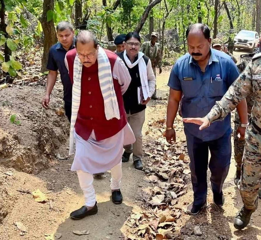 गढ़वा के बूढ़ा पहाड़ दौरे पर वित्त मंत्री राधाकृष्ण किशोर, विकास योजनाओं की करेंगे समीक्षा