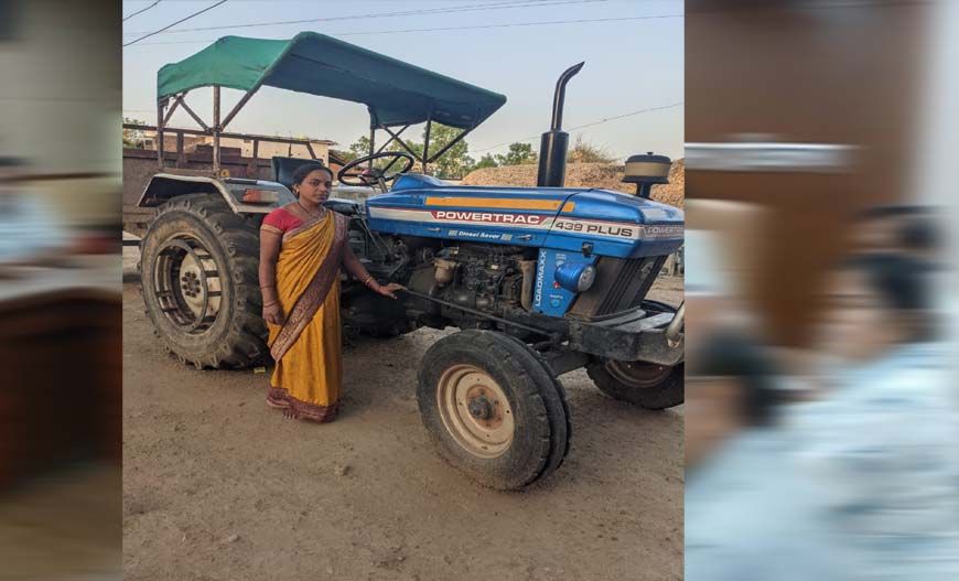 ट्रैक्टर से बदली तकदीर: हरदोली की भगवती देवी बनीं आत्मनिर्भरता की मिसाल