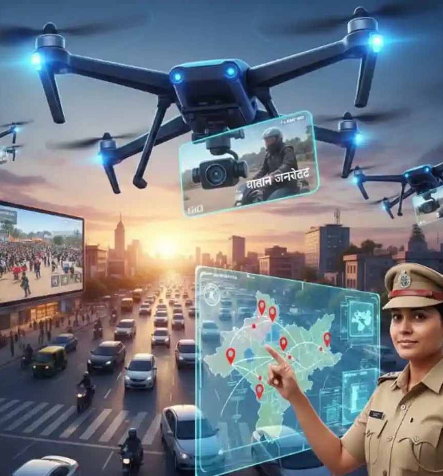 जयपुर ट्रैफिक होगा हाईटेक: ड्रोन निगरानी और स्मार्ट सिग्नल से खत्म होगा जाम