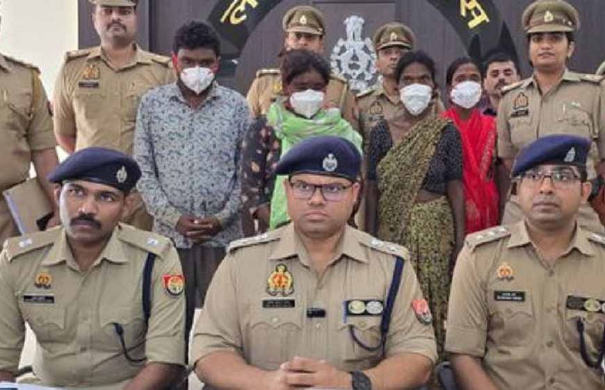 लखनऊ में टप्पेबाजी गैंग का भंडाफोड़, 3 महिलाएं और 1 पुरुष गिरफ्तार