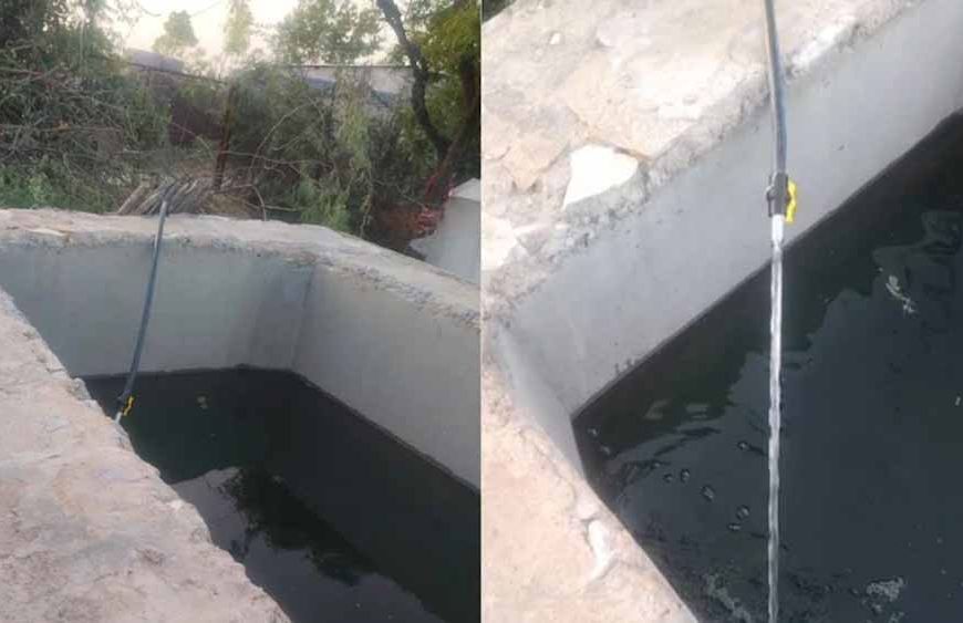 माखुपुरा में पीने के पानी की चोरी का भंडाफोड़, खेतों में सिंचाई का खुलासा