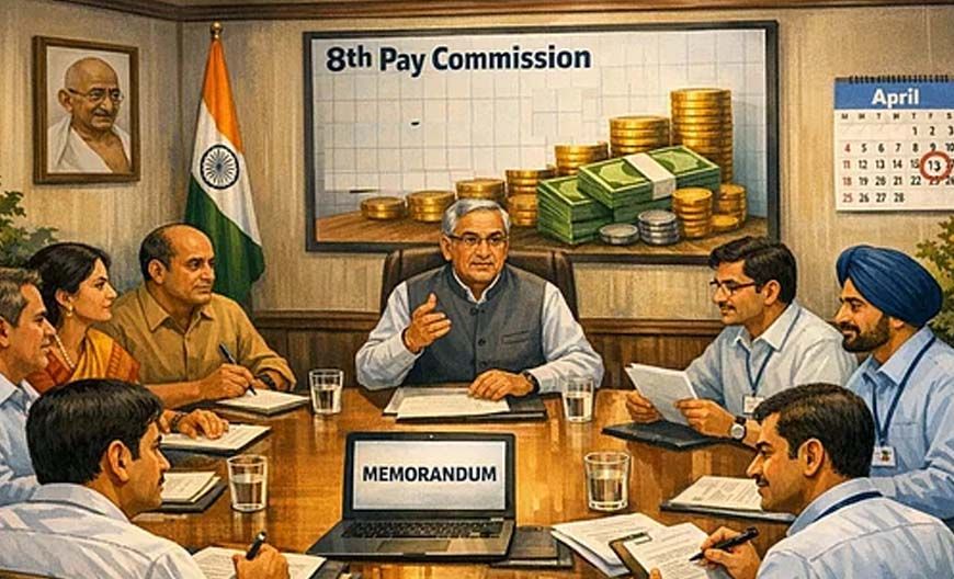8th Pay Commission: फिटमेंट फैक्टर 1.89x तक हो सकता है, DA होगा 0 से रीसेट, देखें कैलकुलेशन