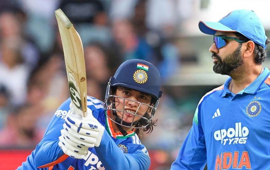 रोहित शर्मा का रिकॉर्ड टूटा, स्मृति मंधाना बनीं भारत की टॉप T20I रन स्कोरर