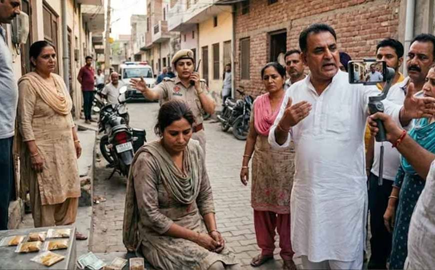 Ludhiana में नशा विरोधी अभियान तेज: पार्षद ने लाइव वीडियो में महिला को नशीले पदार्थ के साथ पकड़ा