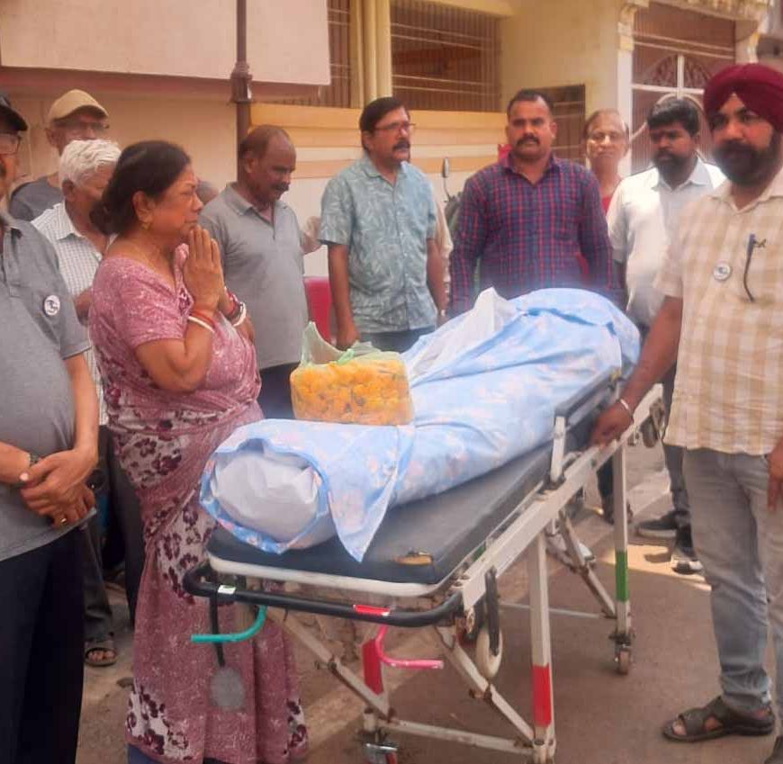 देहदान कर मृत्यु के बाद भी सेवा का सबक सिखा गए चक्रवर्ती