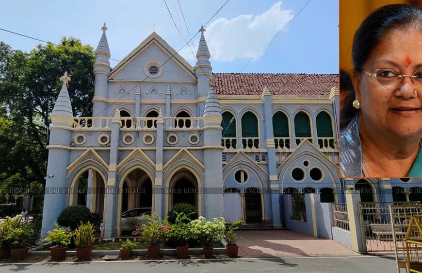 वसुंधरा राजे के पत्र को सोशल मीडिया पर पोस्ट करने पर कांग्रेस आईटी सेल का कार्यकर्ता हिरासत में, हाई कोर्ट पहुंचा मामला