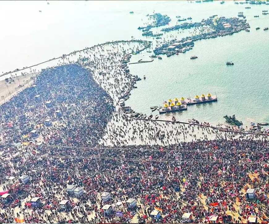 योगी सरकार में विदेशी श्रद्धालुओं का बढ़ा भरोसा, प्रयागराज बना आध्यात्मिक पर्यटन का केंद्र