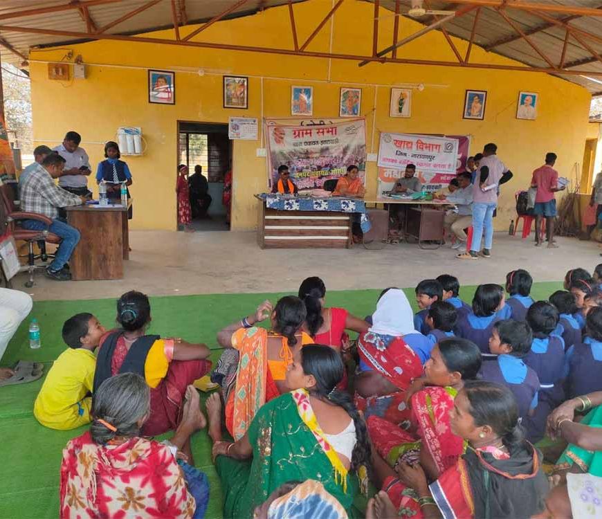 सुशासन एक्सप्रेस नारायणपुर के आखिरी छोर तक शासन पहुंचाती है