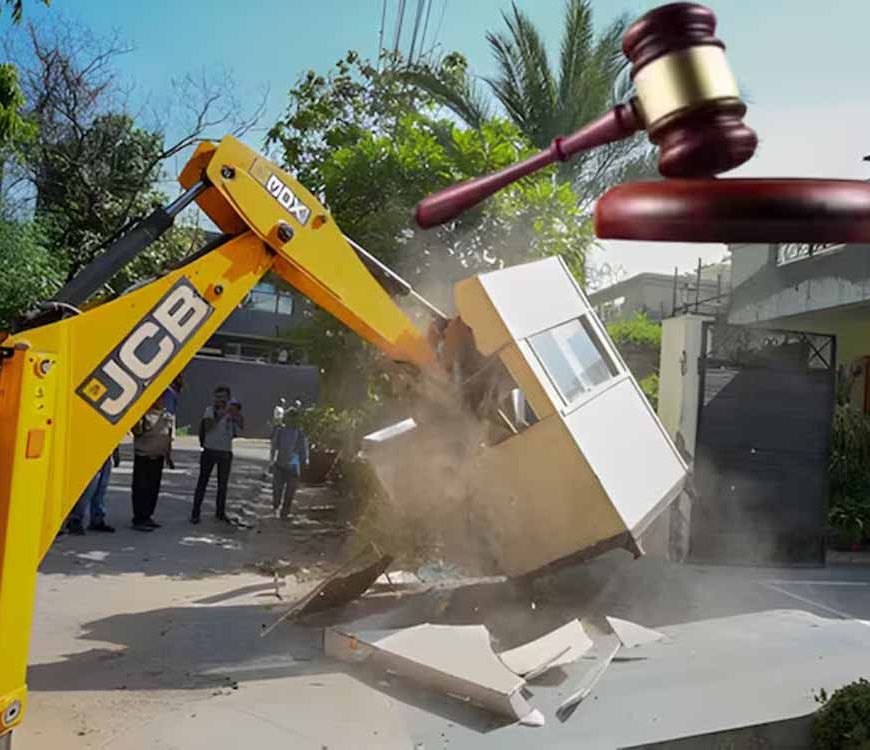 गुरुग्राम में तोड़फोड़ पर सुप्रीम कोर्ट सख्त, हाईकोर्ट जाने की दी सलाह