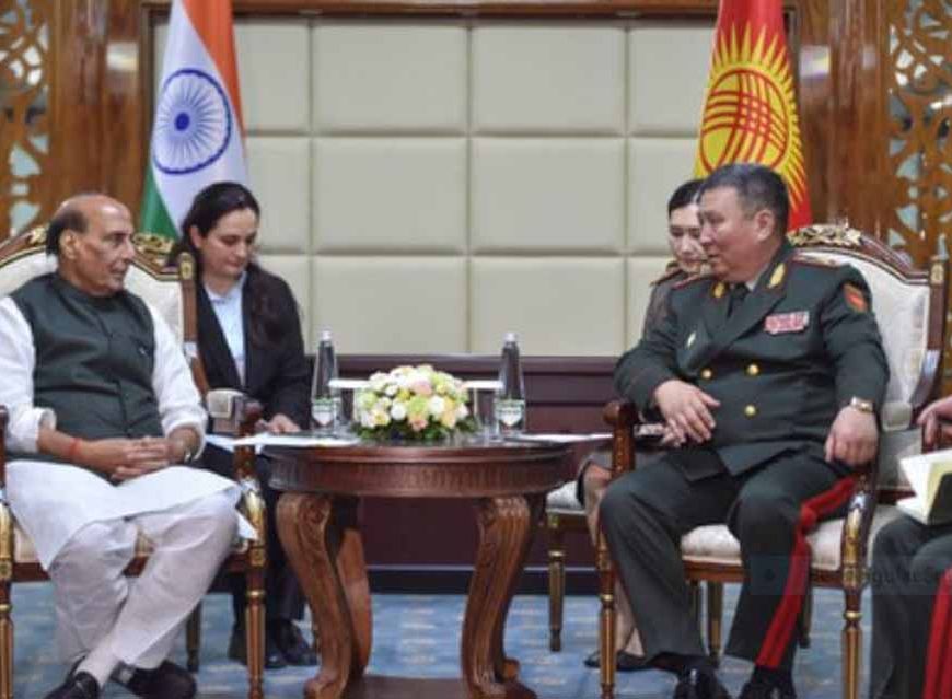 राजनाथ सिंह की कूटनीतिक पहल, किर्गिस्तान और बेलारूस के रक्षा मंत्रियों से मुलाकात