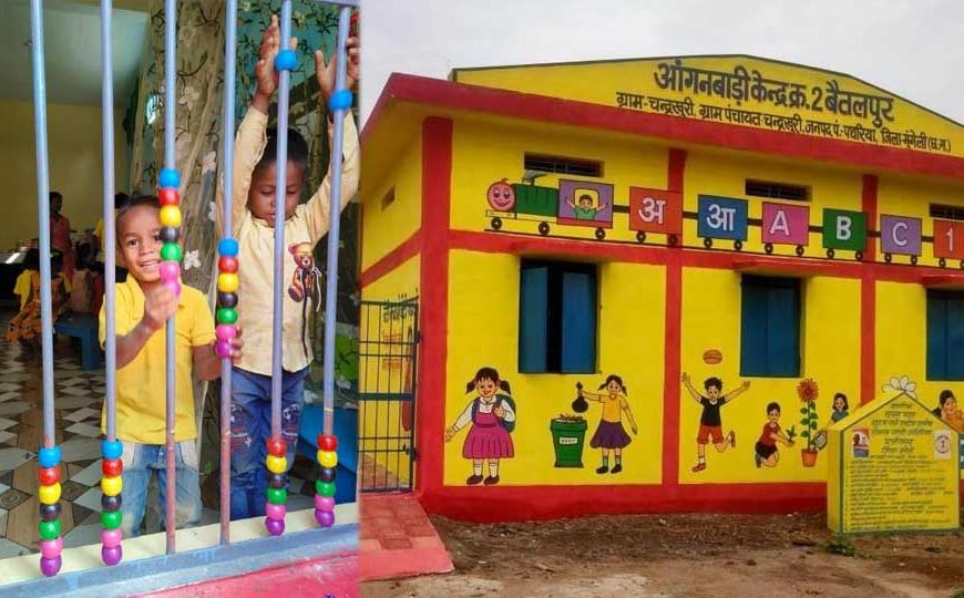 नन्हे कदम गढ़ेगें सशक्त भारत का भविष्य - आंगनबाड़ी केंद्रों का नया रूप, नई दिशा