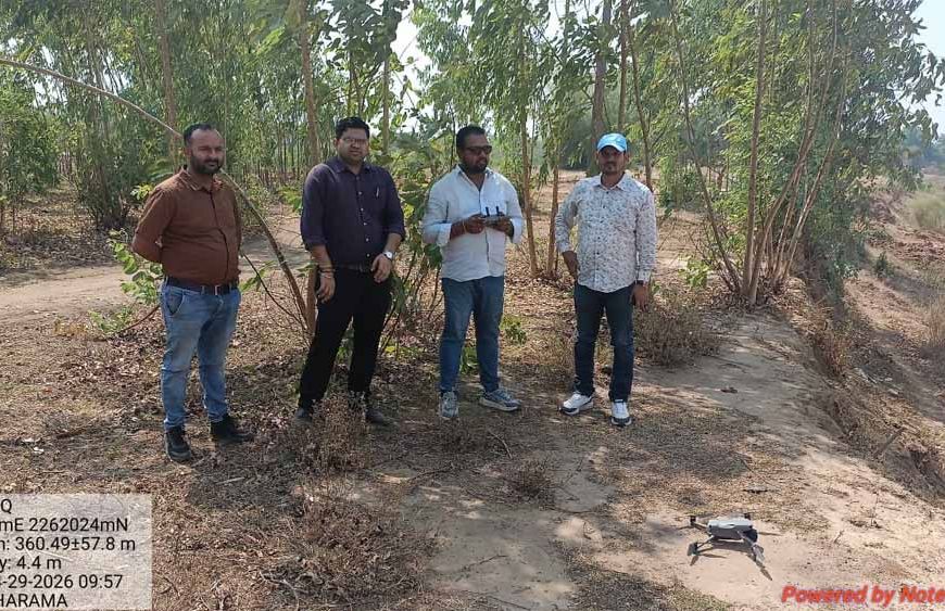 खनन क्षेत्रों में ड्रोन की निगरानी से खनिज संसाधन की सुरक्षा तथा राजस्व संरक्षण में मिल  रही मदद