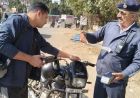 गुरुग्राम में ट्रैफिक पुलिस का बड़ा एक्शन, 26 चालानों वाली बाइक जब्त