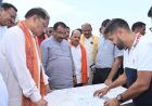 निर्माणाधीन नालंदा परिसर का मुख्यमंत्री  साय ने किया निरीक्षण: गुणवत्तापूर्ण एवं समय-सीमा में कार्य पूर्ण करने के दिए निर्देश