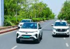 ईवी से कार्यक्रम पहुंचे सीएम भजनलाल शर्मा: ग्रीन एनर्जी और ईंधन बचत का दिया संदेश