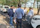 लोक निर्माण विभाग के सचिव ने निर्माणाधीन कुरुद-सिर्री मार्ग और सिर्री-चटौद सड़क का किया निरीक्षण