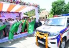 सुरक्षित छत्तीसगढ़ की ओर कदमः ‘नेक्स्ट जेन सीजी डायल-112’ के आधुनिक वाहनों को हरी झंडी