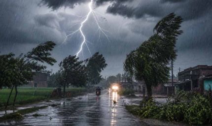 यूपी में 5 दिन तक बारिश, आंधी और बिजली गिरने की चेतावनी जारी