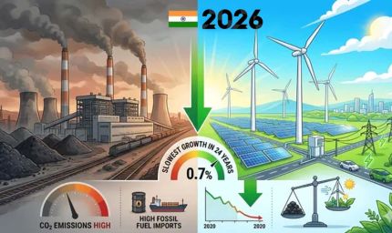 2030 से पहले थम सकता है भारत में CO2 उत्सर्जन! चौंकाने वाले संकेत, 2025 में CO2 उत्सर्जन केवल 0.7% बढ़ा