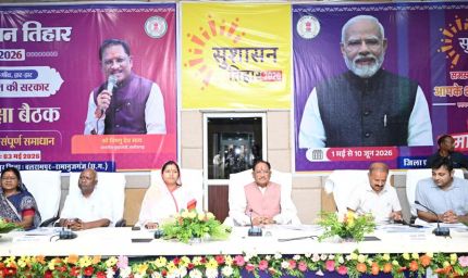 मुख्यमंत्री के निर्देश के बाद पत्थलगांव – कुनकुरी सड़क मरम्मत में आई तेजी