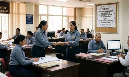 चंडीगढ़ एस्टेट ऑफिस में नया ड्रेस कोड लागू, ग्रुप C और पूर्व D कर्मचारियों के लिए यूनिफॉर्म जरूरी
